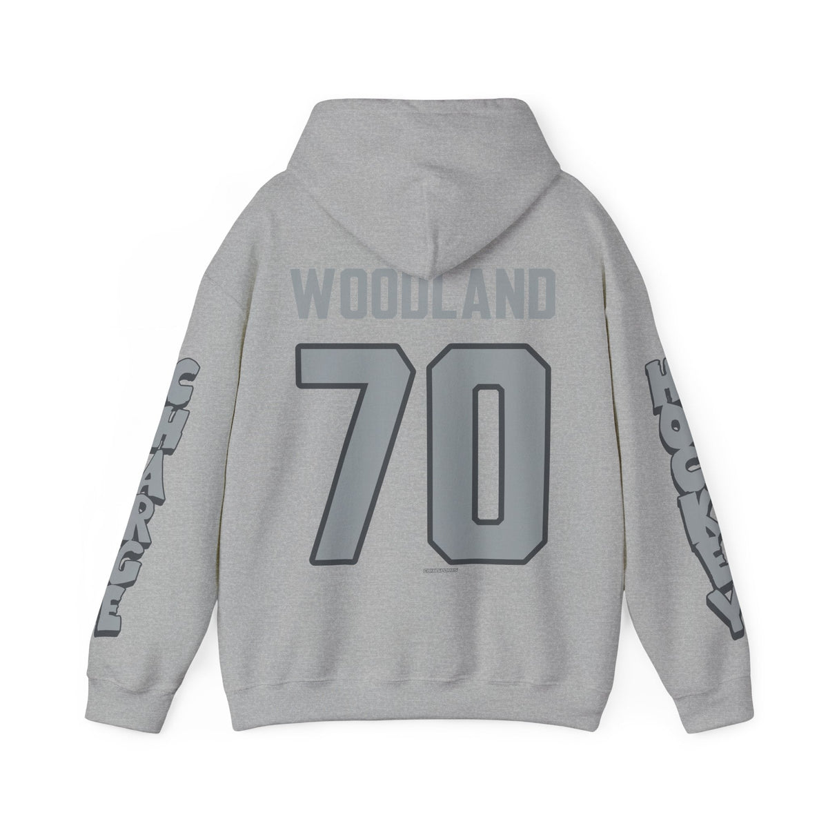 Kendra Woodland Charge Unisex Power Hoodie in Sport Grey | Chix Sports