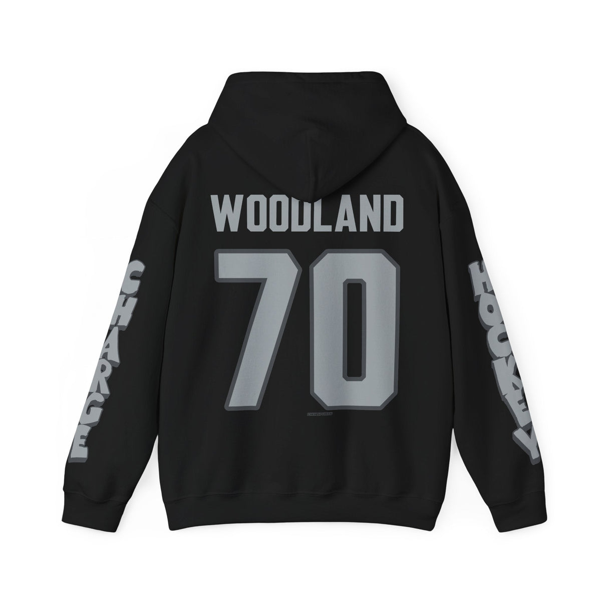 Kendra Woodland Charge Unisex Power Hoodie in Black | Chix Sports