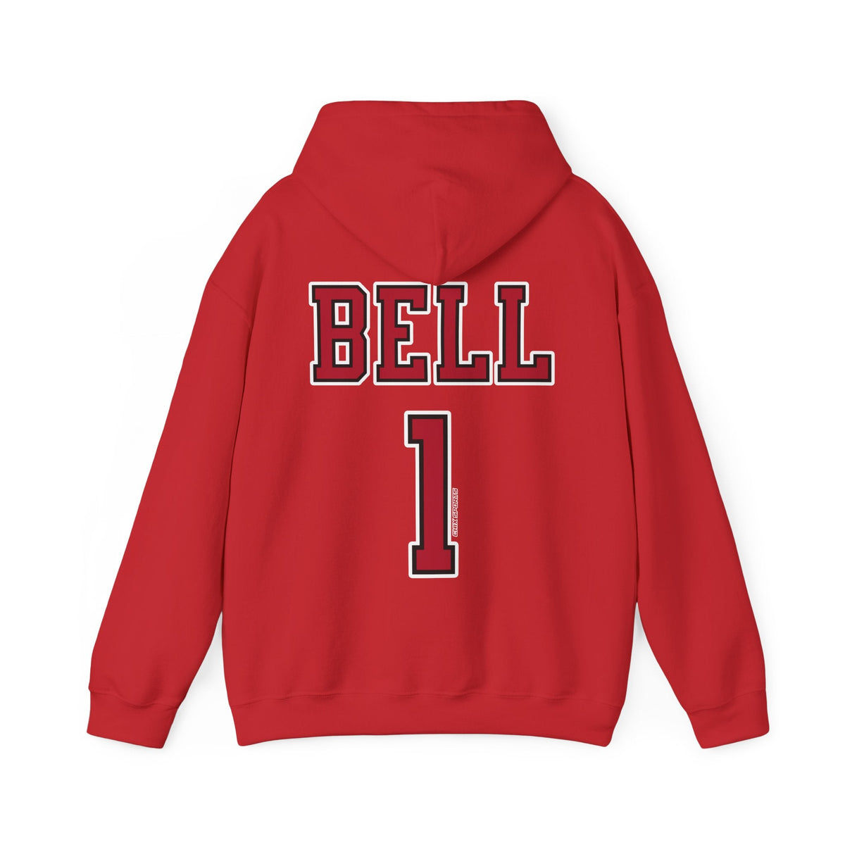 Kierstan Bell Aces Unisex Jersey Hoodie in Red | Chix Sports