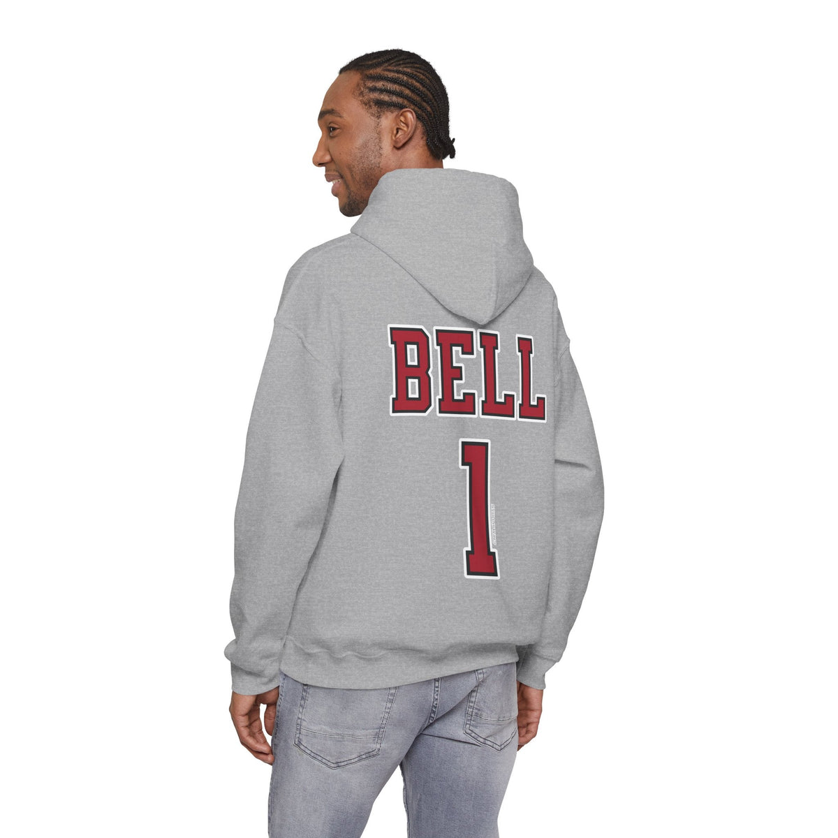 Kierstan Bell Aces Unisex Jersey Hoodie in Red | Chix Sports