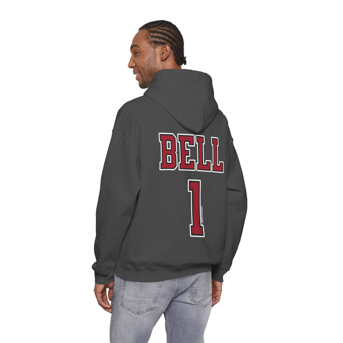 Kierstan Bell Aces Unisex Jersey Hoodie in Red | Chix Sports