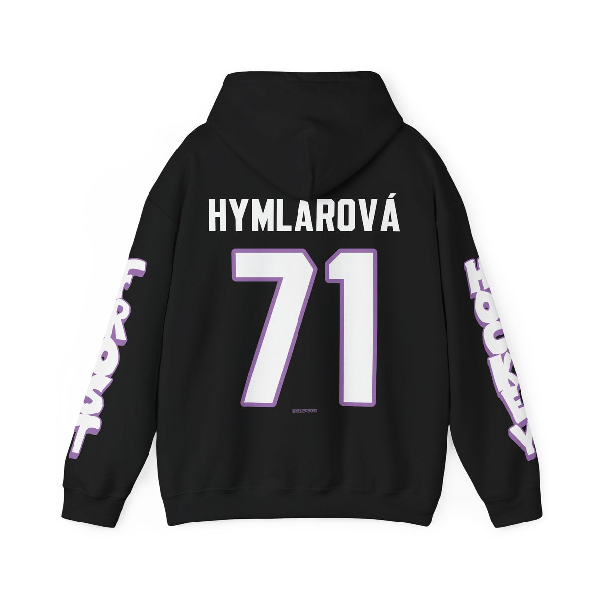 Klara Hymlarova Frost Unisex Hoodie in Black | Chix Sports
