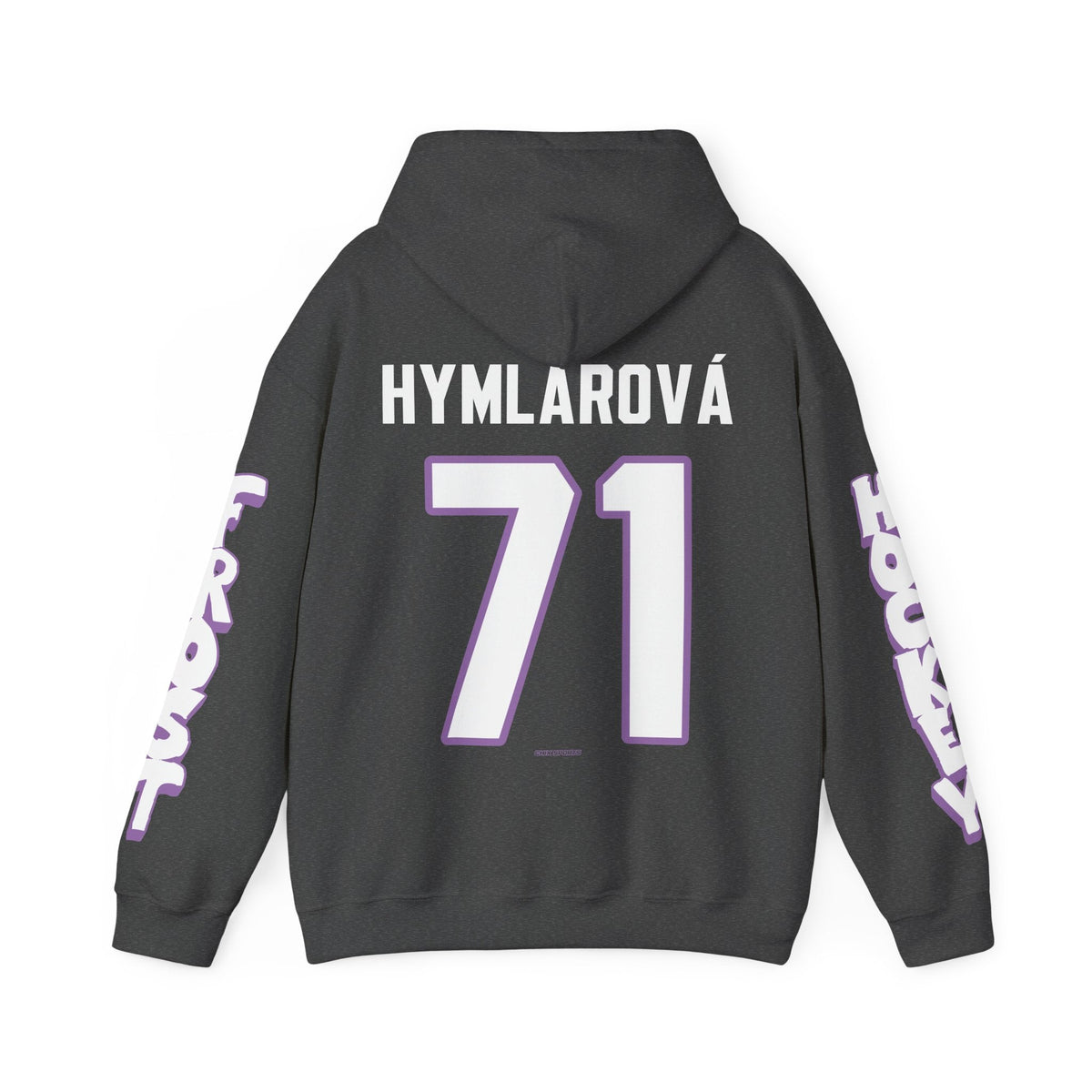 Klara Hymlarova Frost Unisex Hoodie in Dark Heather | Chix Sports