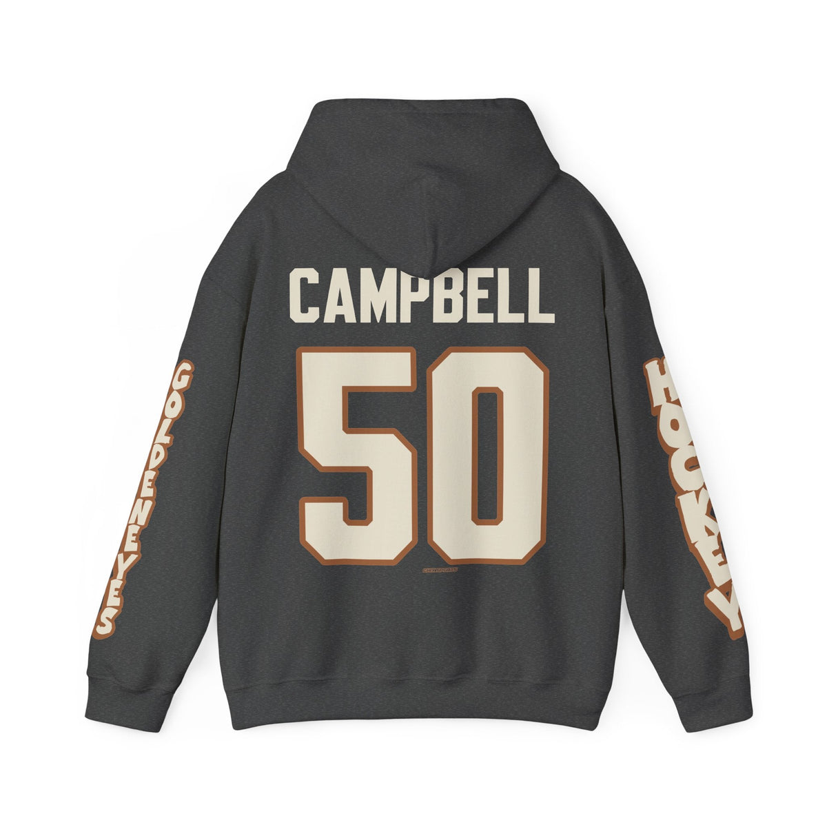 Kristen Campbell Goldeneyes Unisex Hoodie in Dark Heather | Chix Sports