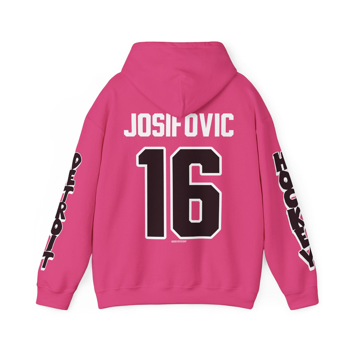 Kyla Josifovic Detroit Hockey Club Unisex Hoodie in Heliconia | Chix Sports