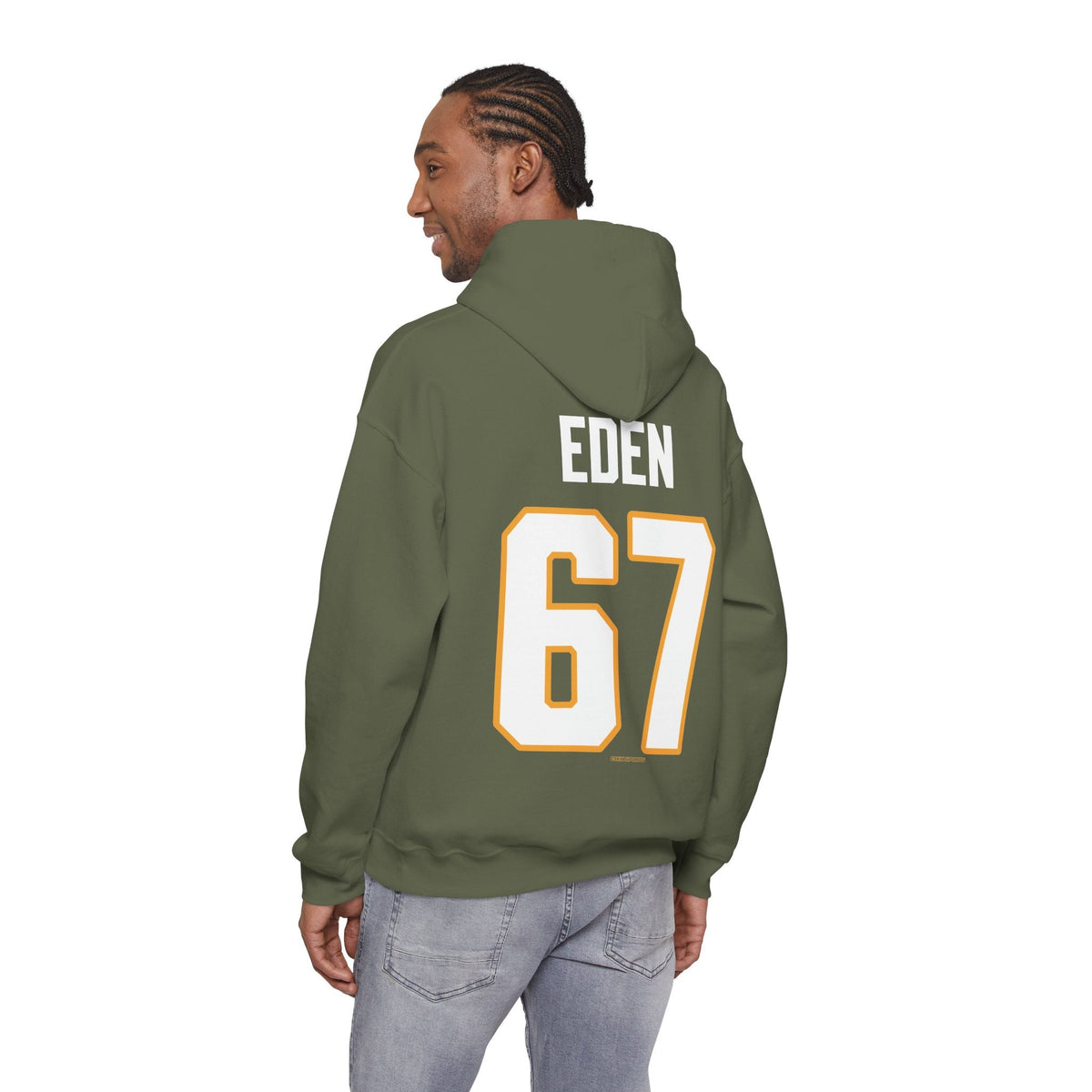 Lacey Eden Las Vegas Women's Hockey Unisex Hoodie in Military Green | Chix Sports