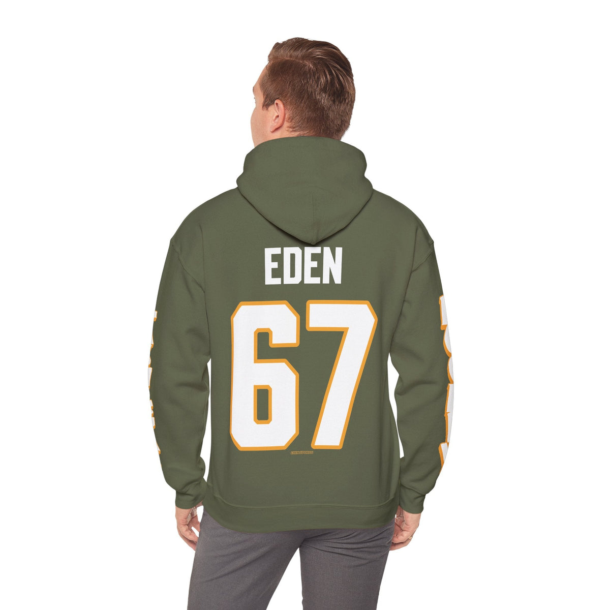 Lacey Eden Las Vegas Women's Hockey Unisex Hoodie in Military Green | Chix Sports