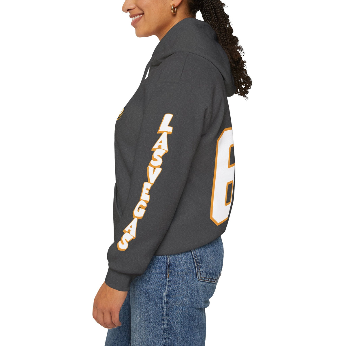 Lacey Eden Las Vegas Women's Hockey Unisex Hoodie in Military Green | Chix Sports