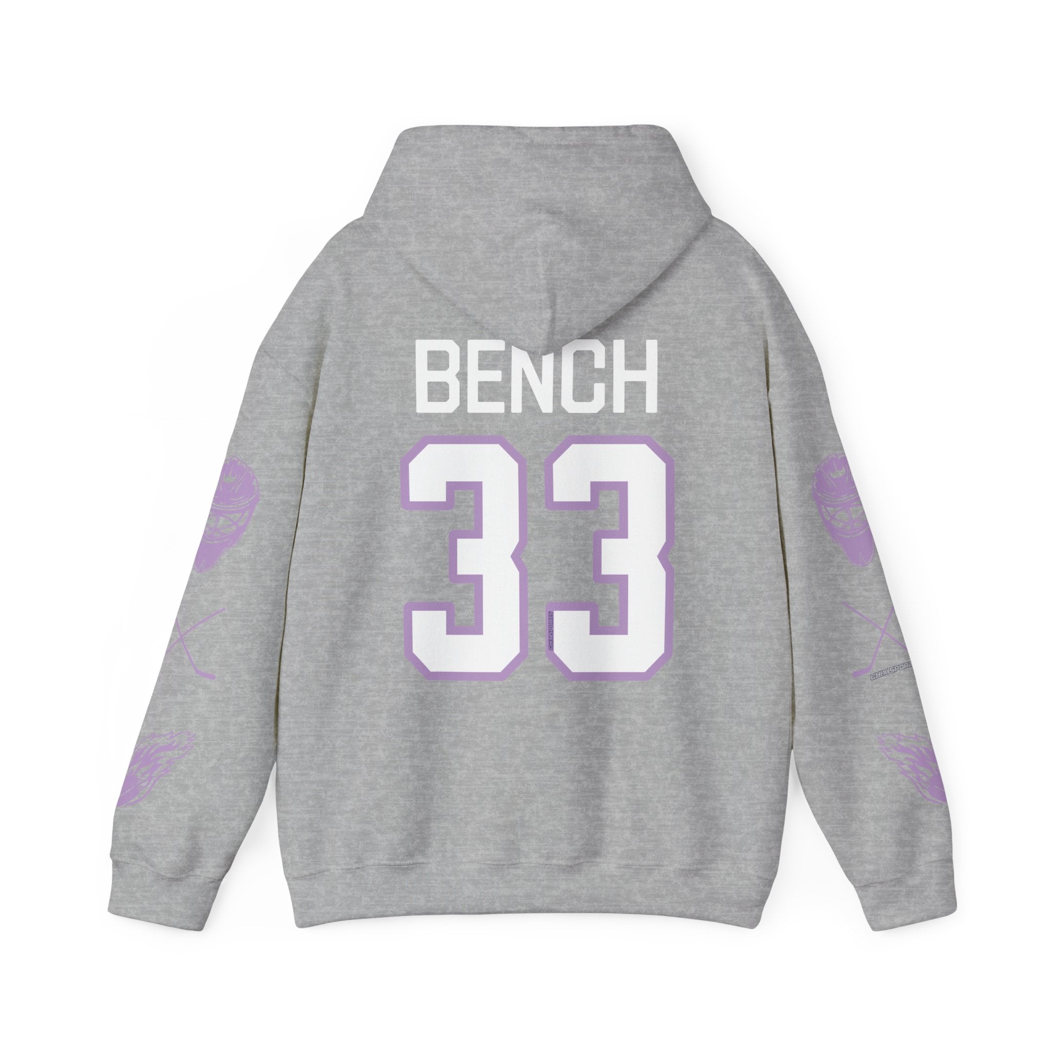 Lauren Bench 33 Frost Hockey Heavy Hoodie | Chix Sports