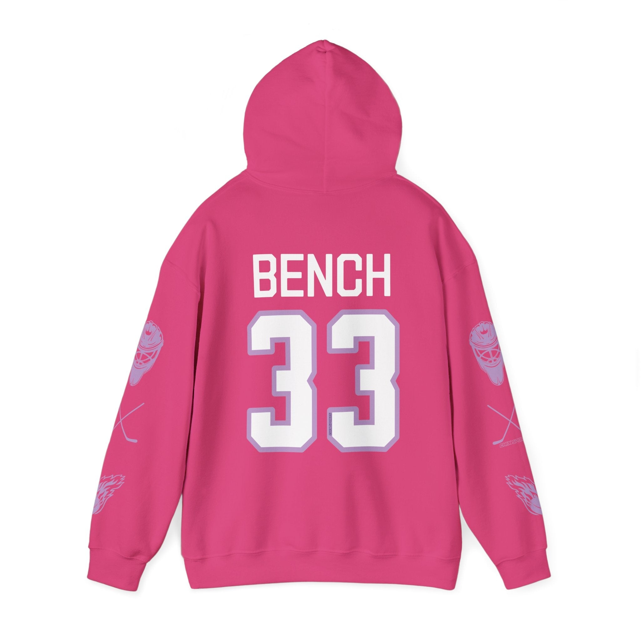 Lauren Bench 33 Frost Hockey Heavy Hoodie | Chix Sports