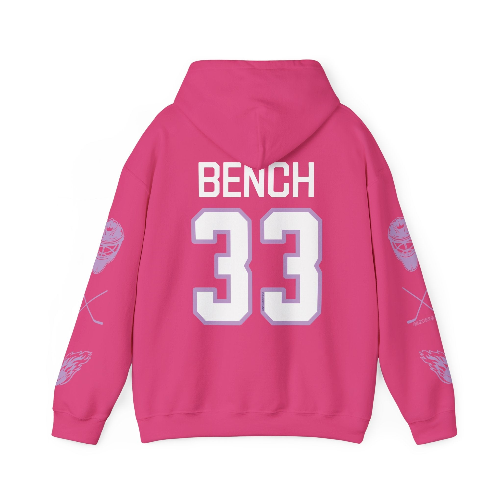 Lauren Bench 33 Frost Hockey Heavy Hoodie | Chix Sports