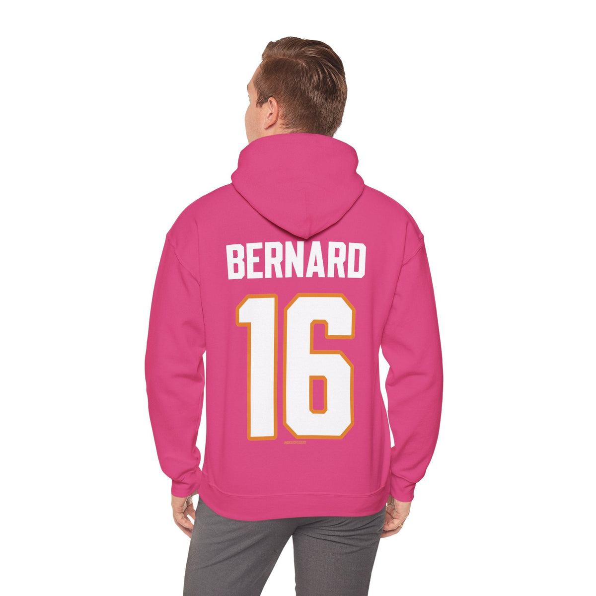 Lauren Bernard Sirens Unisex Hoodie in Heliconia | Chix Sports