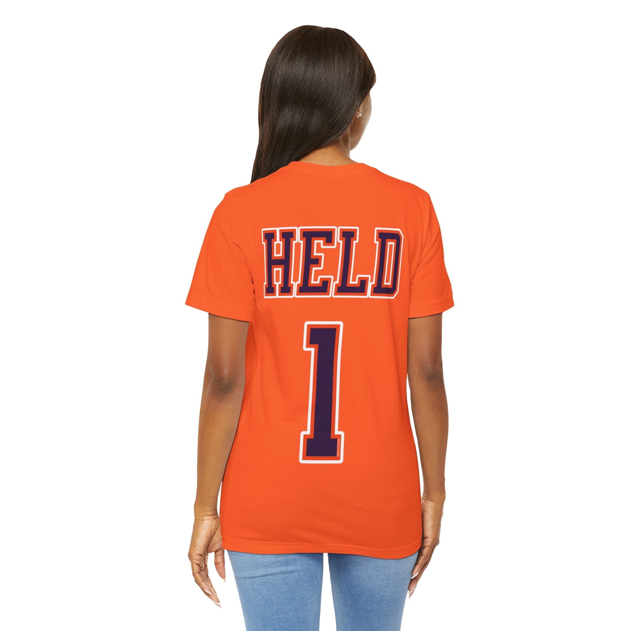 Lexi Held Mercury Unisex Jersey T-shirt | Chix Sports
