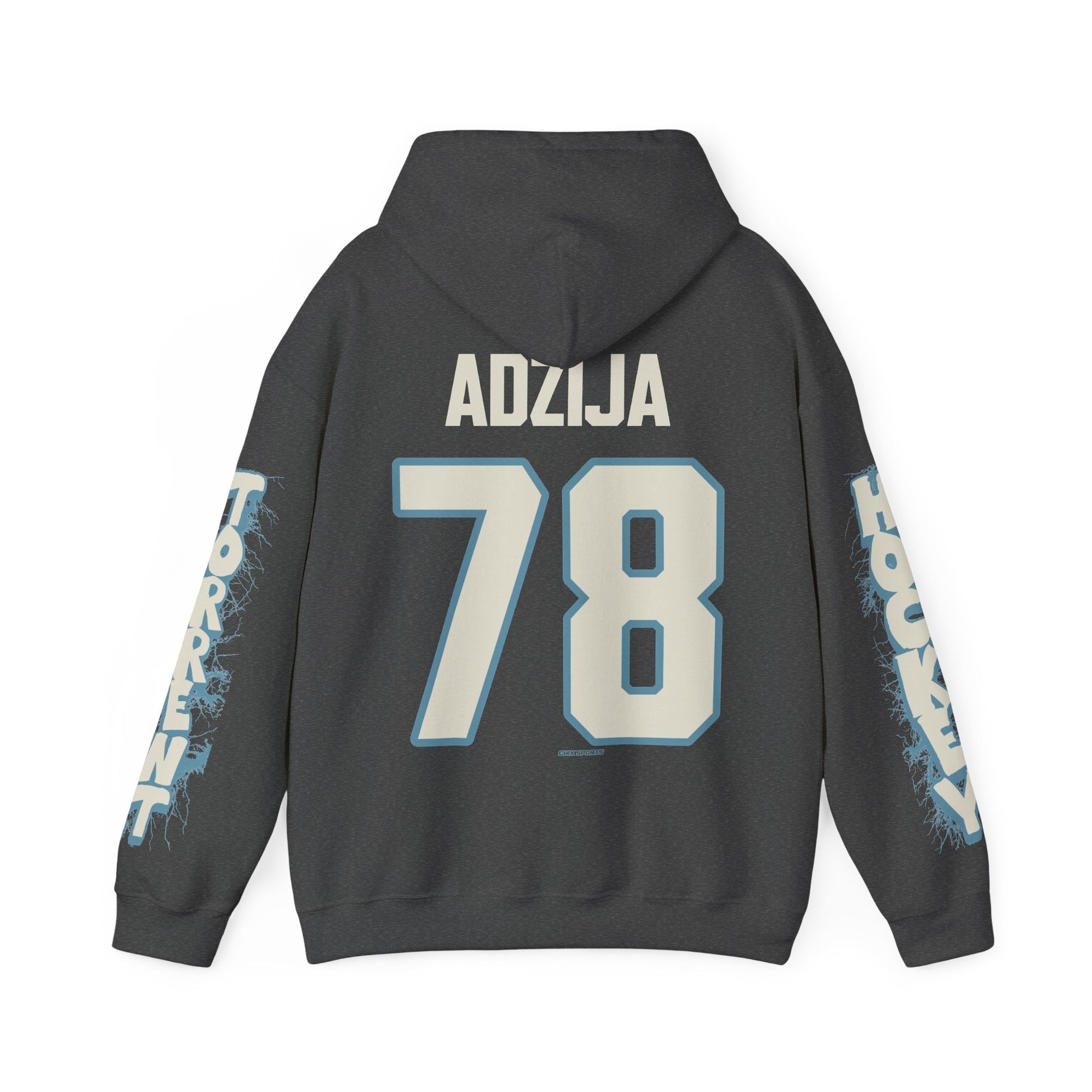Lexie Adzija Torrent Unisex Hoodie in Antique Sapphire | Chix Sports