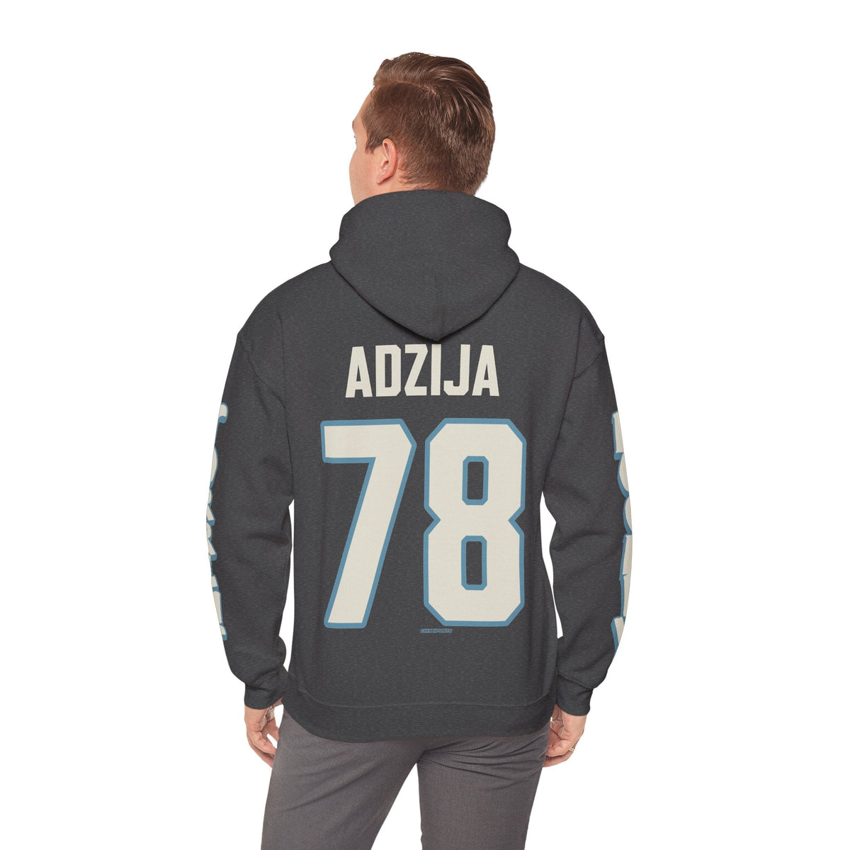 Lexie Adzija Torrent Unisex Hoodie in Dark Heather | Chix Sports