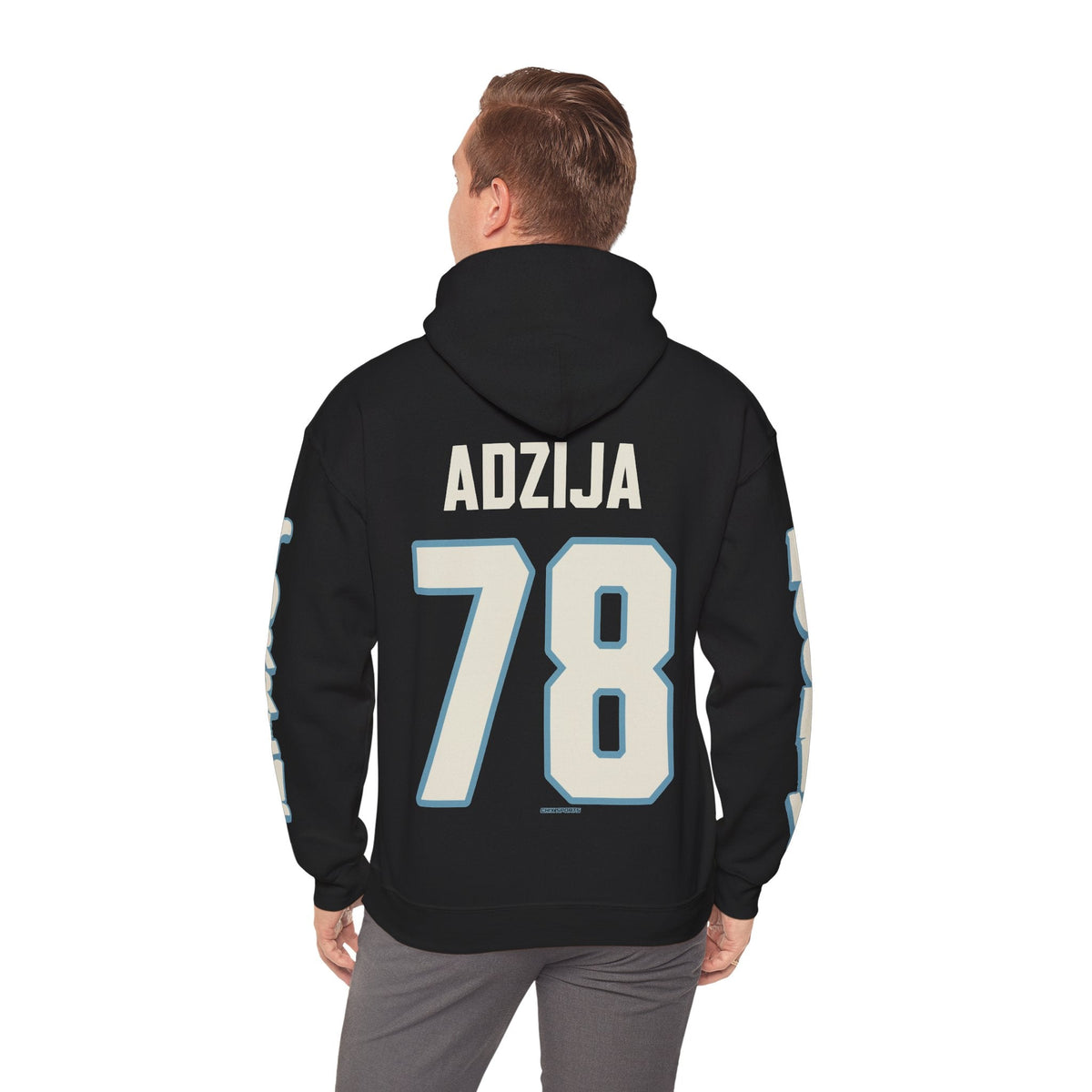 Lexie Adzija Torrent Unisex Hoodie in Antique Sapphire | Chix Sports