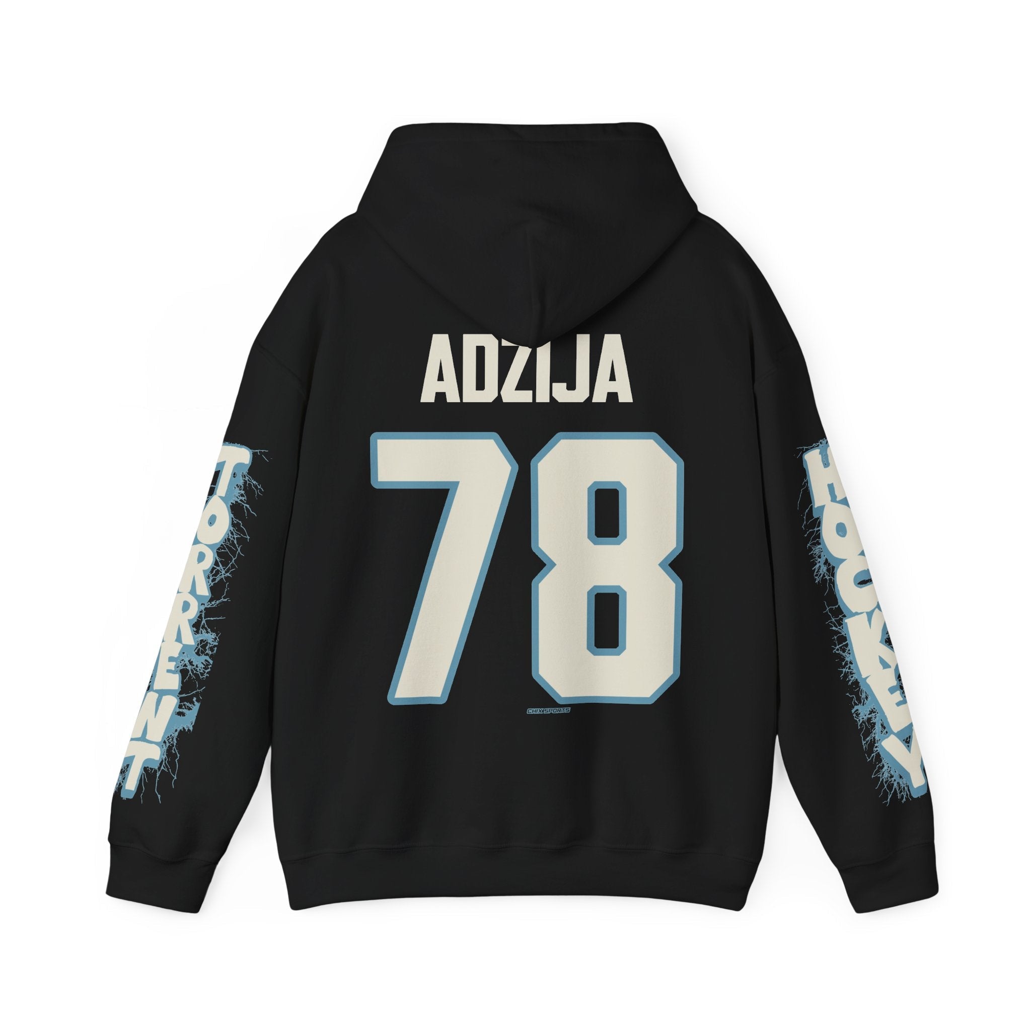 Lexie Adzija Torrent Unisex Hoodie in Black | Chix Sports