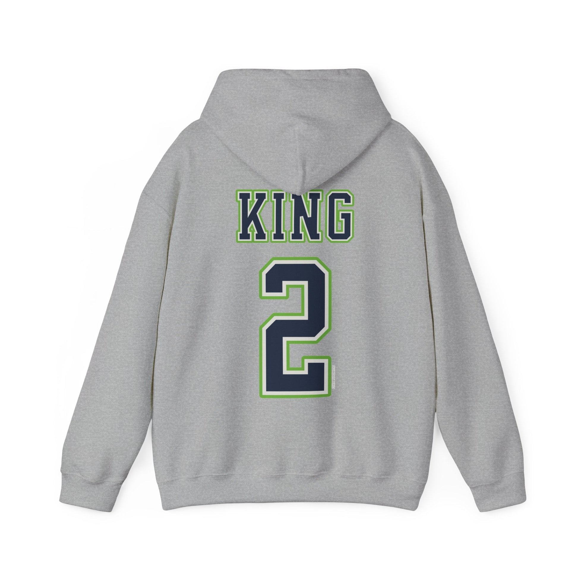 Liatu King Lynx Unisex Jersey Hoodie in Sport Grey | Chix Sports