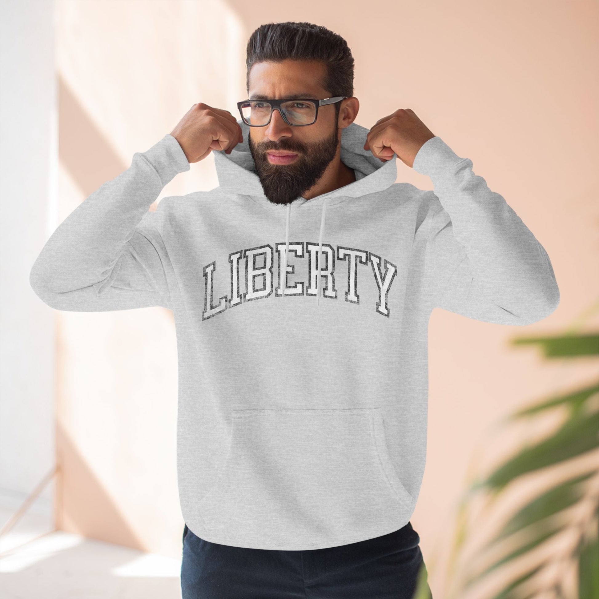 Liberty Basketball Vintage Print Premium Hoodie | Chix Sports