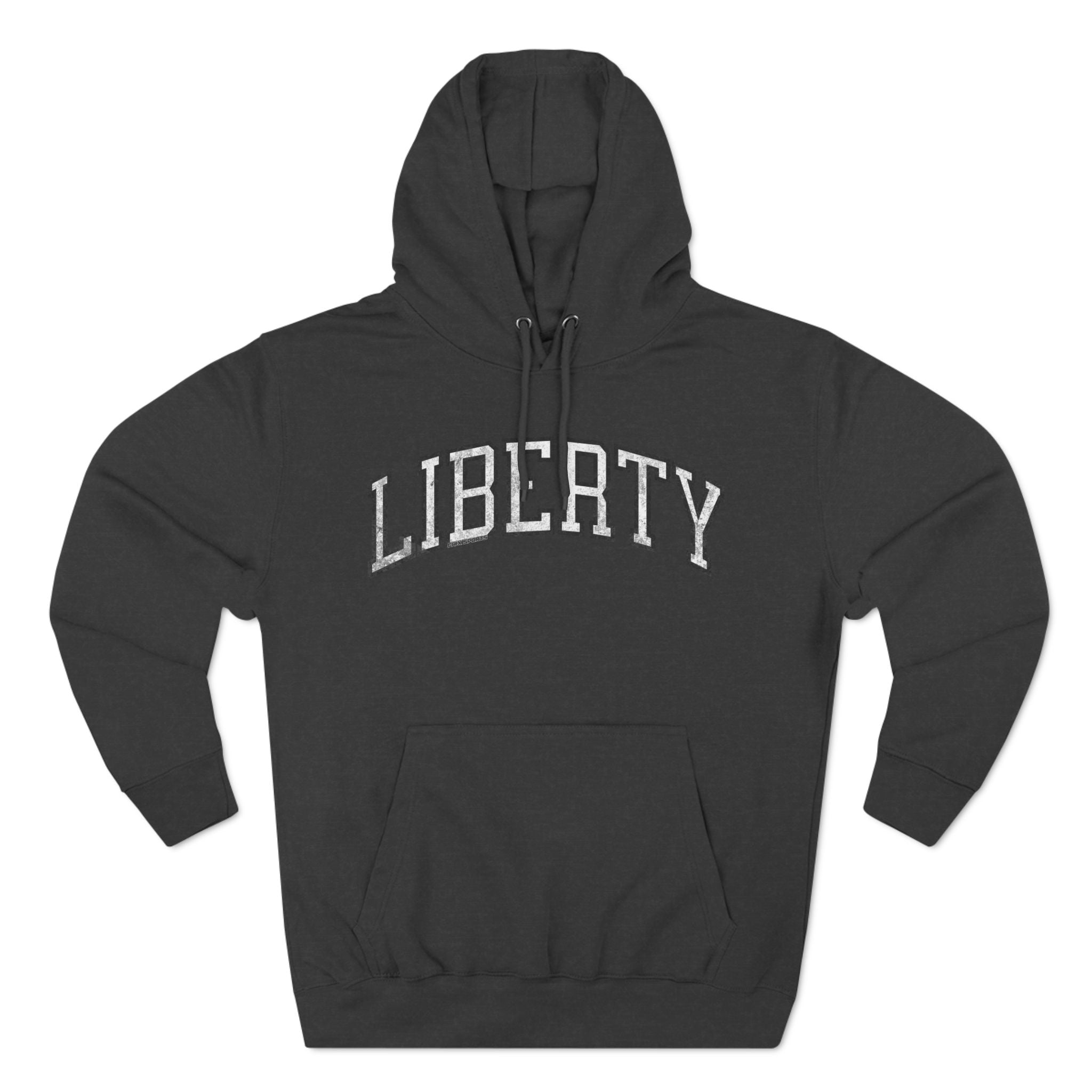 Liberty Basketball Vintage Print Premium Hoodie | Chix Sports