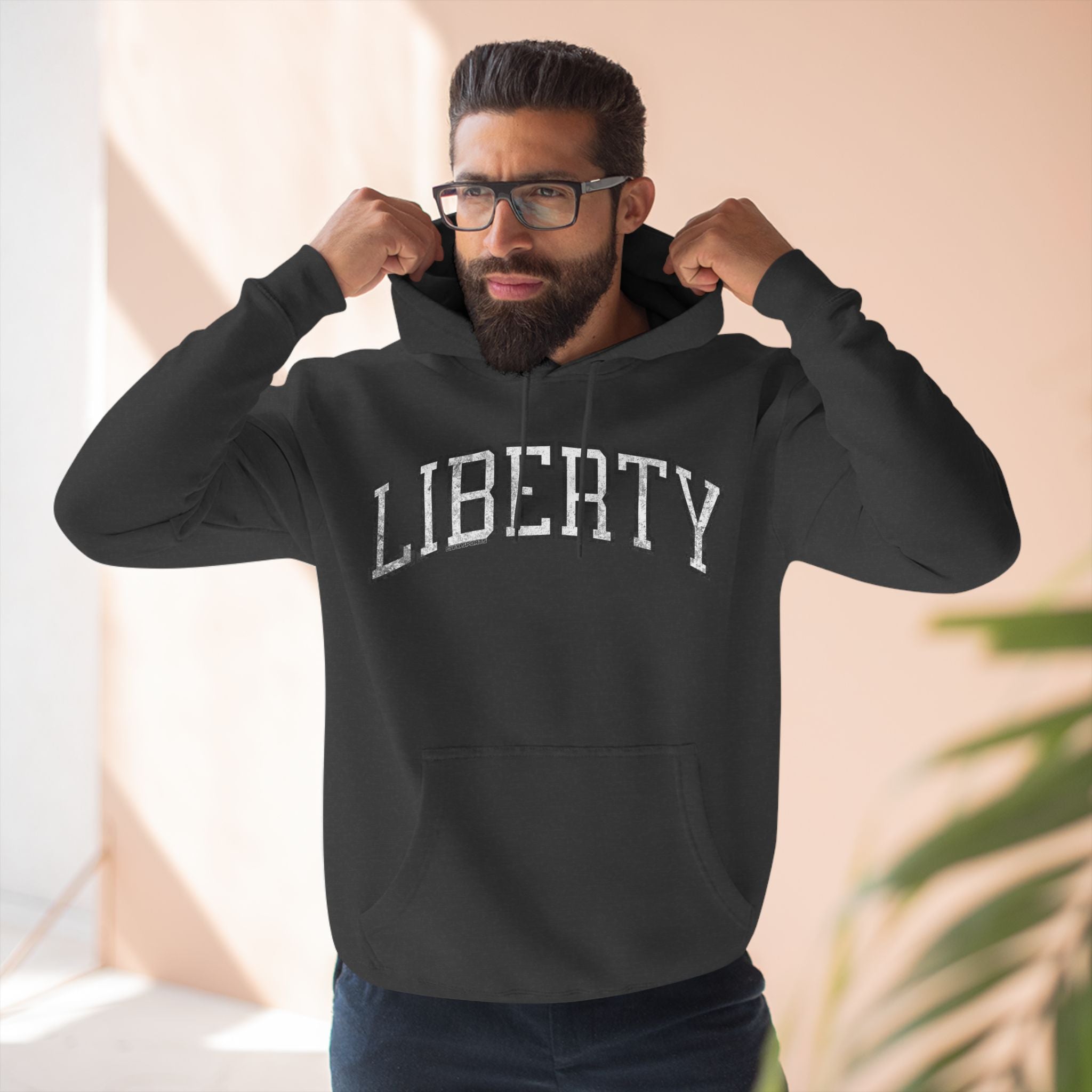 Liberty Basketball Vintage Print Premium Hoodie | Chix Sports