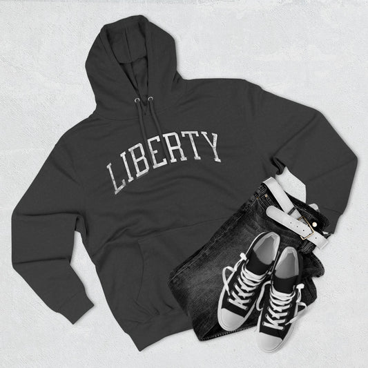 Liberty Basketball Vintage Print Premium Hoodie | Chix Sports