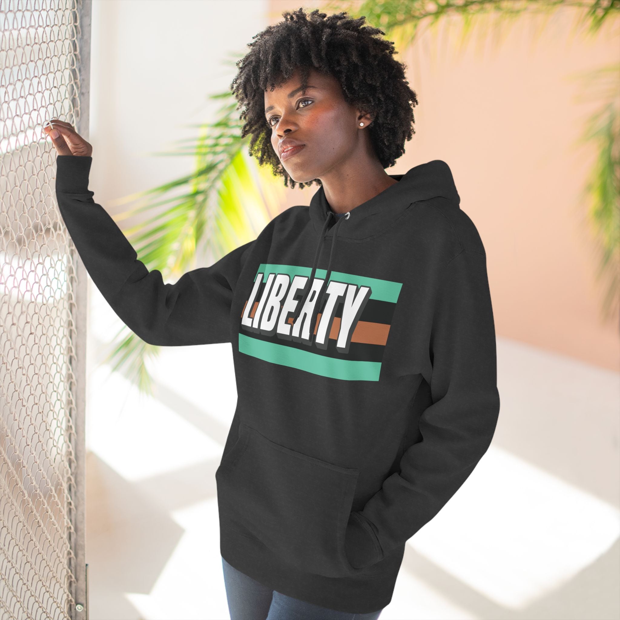 Liberty Premium Basketball Hoodie | Chix Sports