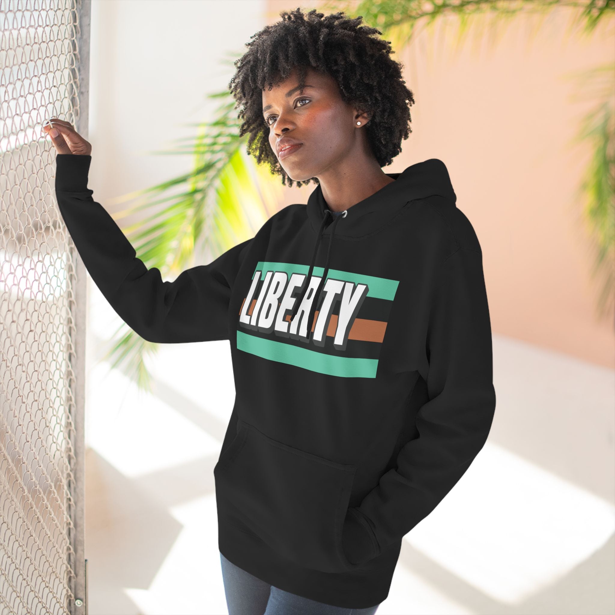 Liberty Premium Basketball Hoodie | Chix Sports