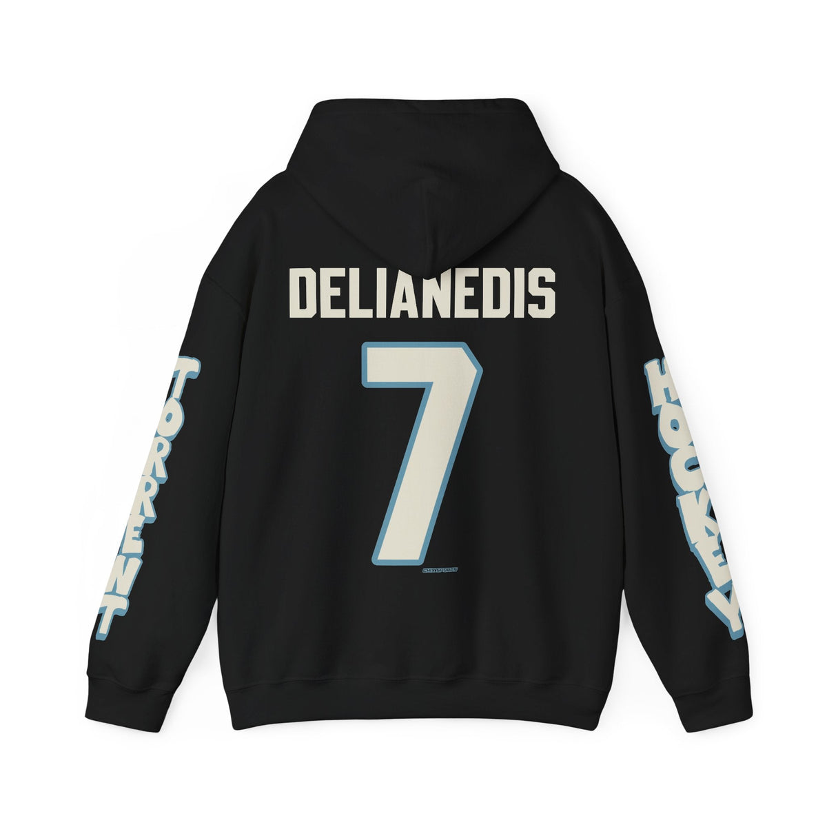 Lily Delianedis Torrent Unisex Hoodie in Black | Chix Sports