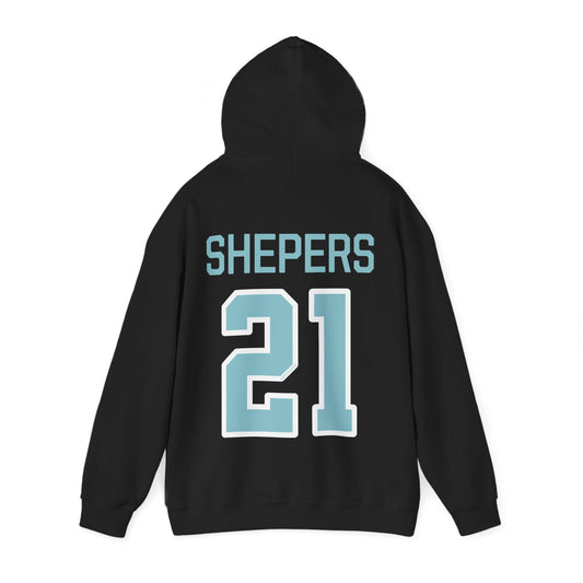 Liz Schepers Heavy Fleet Hoodie - No Sleeve Print | Chix Sports
