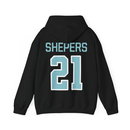 Liz Schepers Heavy Fleet Hoodie - No Sleeve Print | Chix Sports