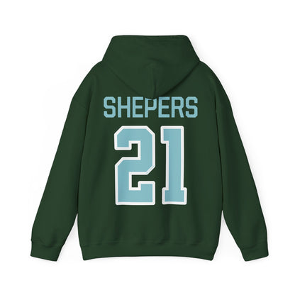 Liz Schepers Heavy Fleet Hoodie - No Sleeve Print | Chix Sports