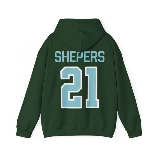 Liz Schepers Heavy Fleet Hoodie - No Sleeve Print | Chix Sports