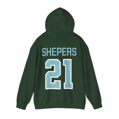 Liz Schepers Heavy Fleet Hoodie - No Sleeve Print | Chix Sports