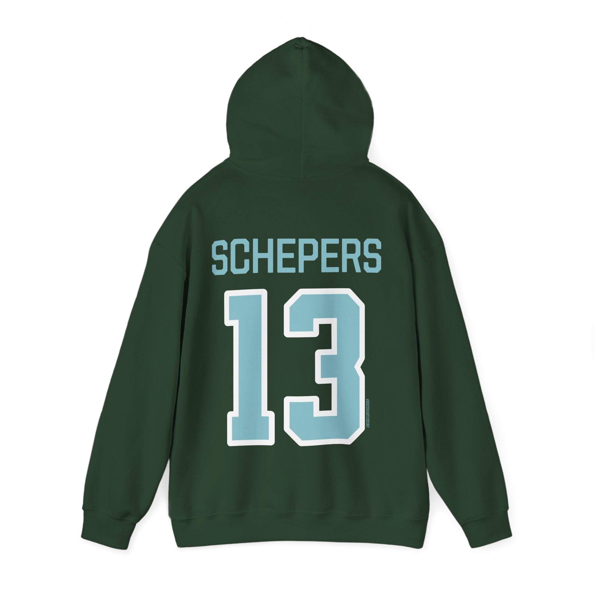 Liz Schepers Unisex Fleet Hoodie - No Sleeve Print | Chix Sports
