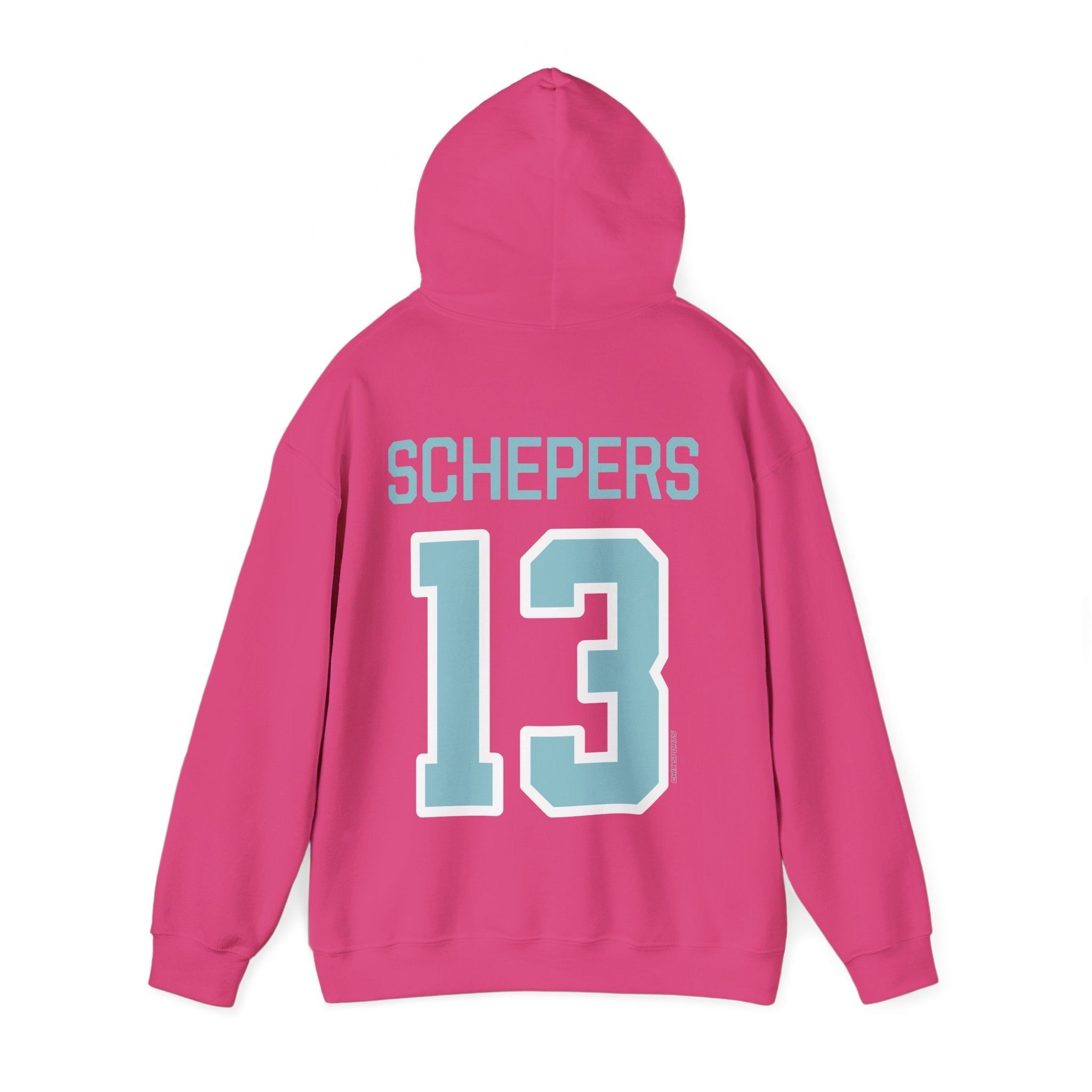 Liz Schepers Unisex Fleet Hoodie - No Sleeve Print | Chix Sports
