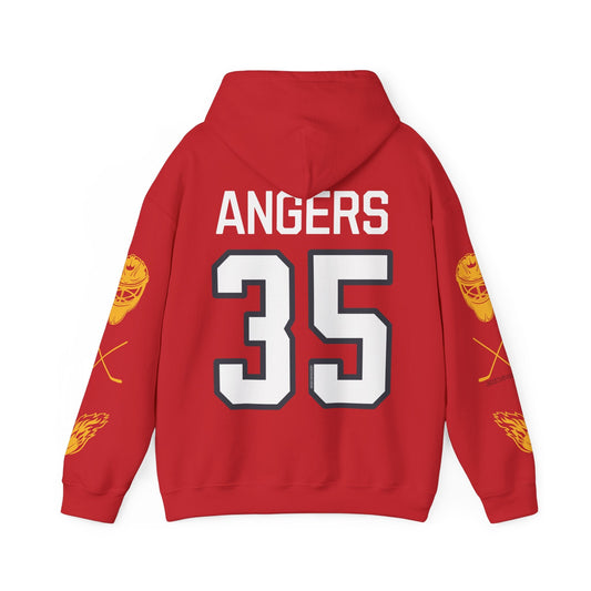 Logan Angers 35 Charge Hockey Heavy Hoodie | Chix Sports