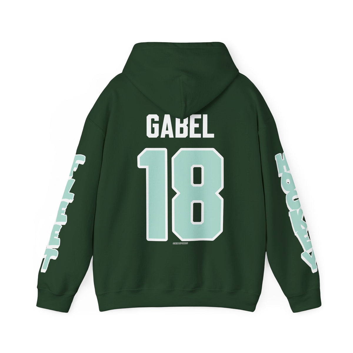Loren Gabel Unisex Fleet Hoodie in Forest Green | Chix Sports