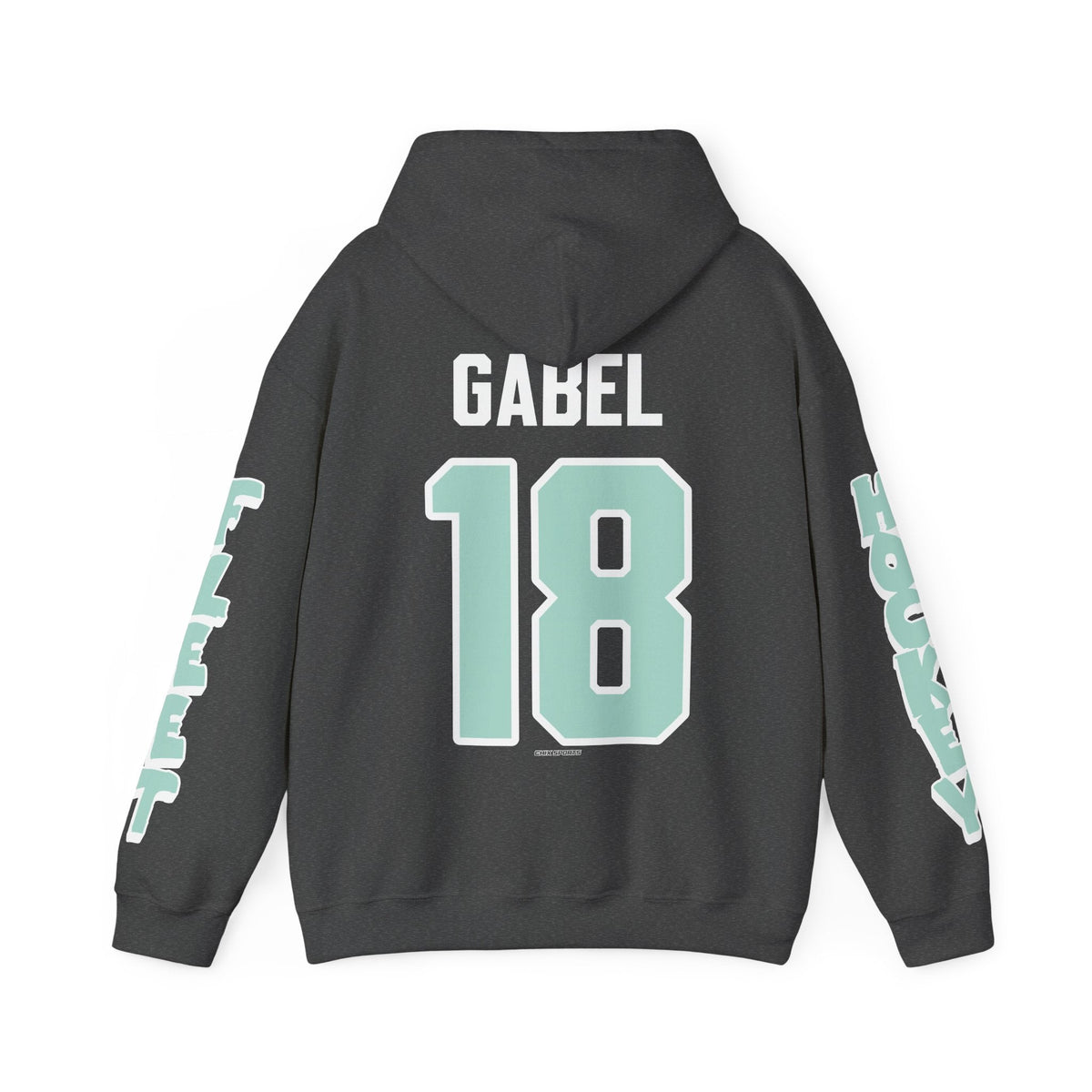 Loren Gabel Unisex Fleet Hoodie in Dark Heather | Chix Sports
