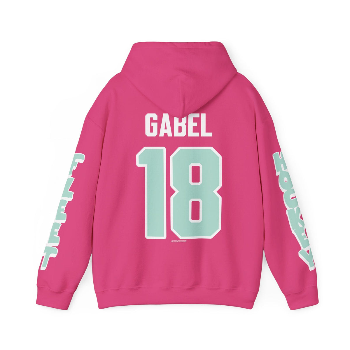 Loren Gabel Unisex Fleet Hoodie in Heliconia | Chix Sports