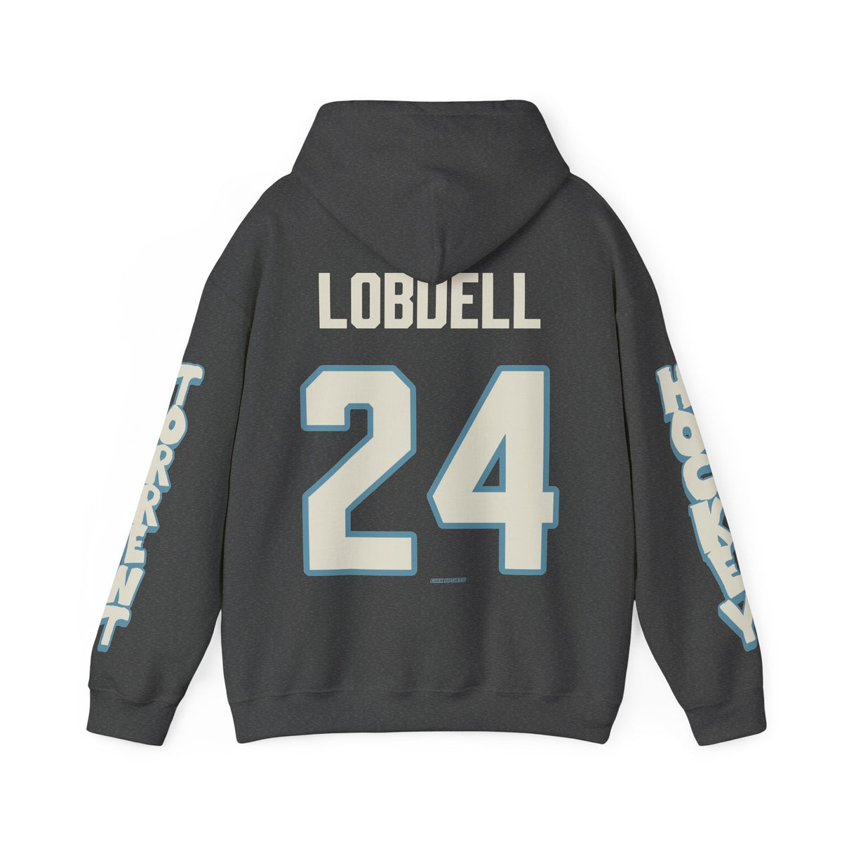 Lyndie Lobdell Torrent Unisex Hoodie in Dark Heather | Chix Sports