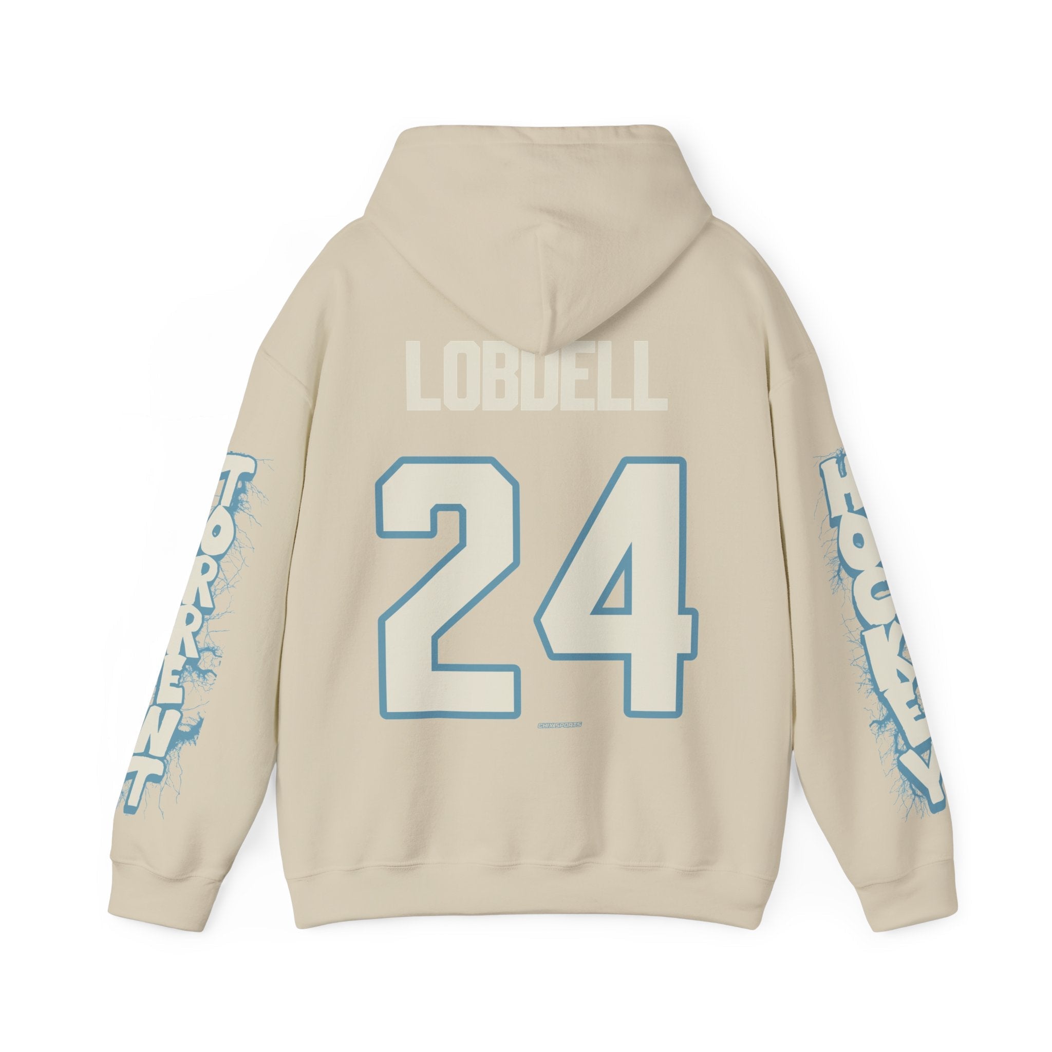 Lyndie Lobdell Torrent Unisex Hoodie in Sand | Chix Sports