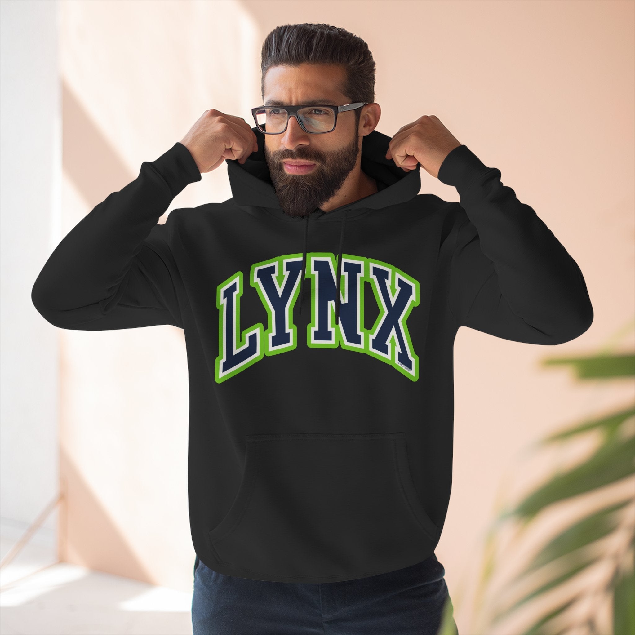 Lynx Basketball Arch Premium Hoodie | Chix Sports