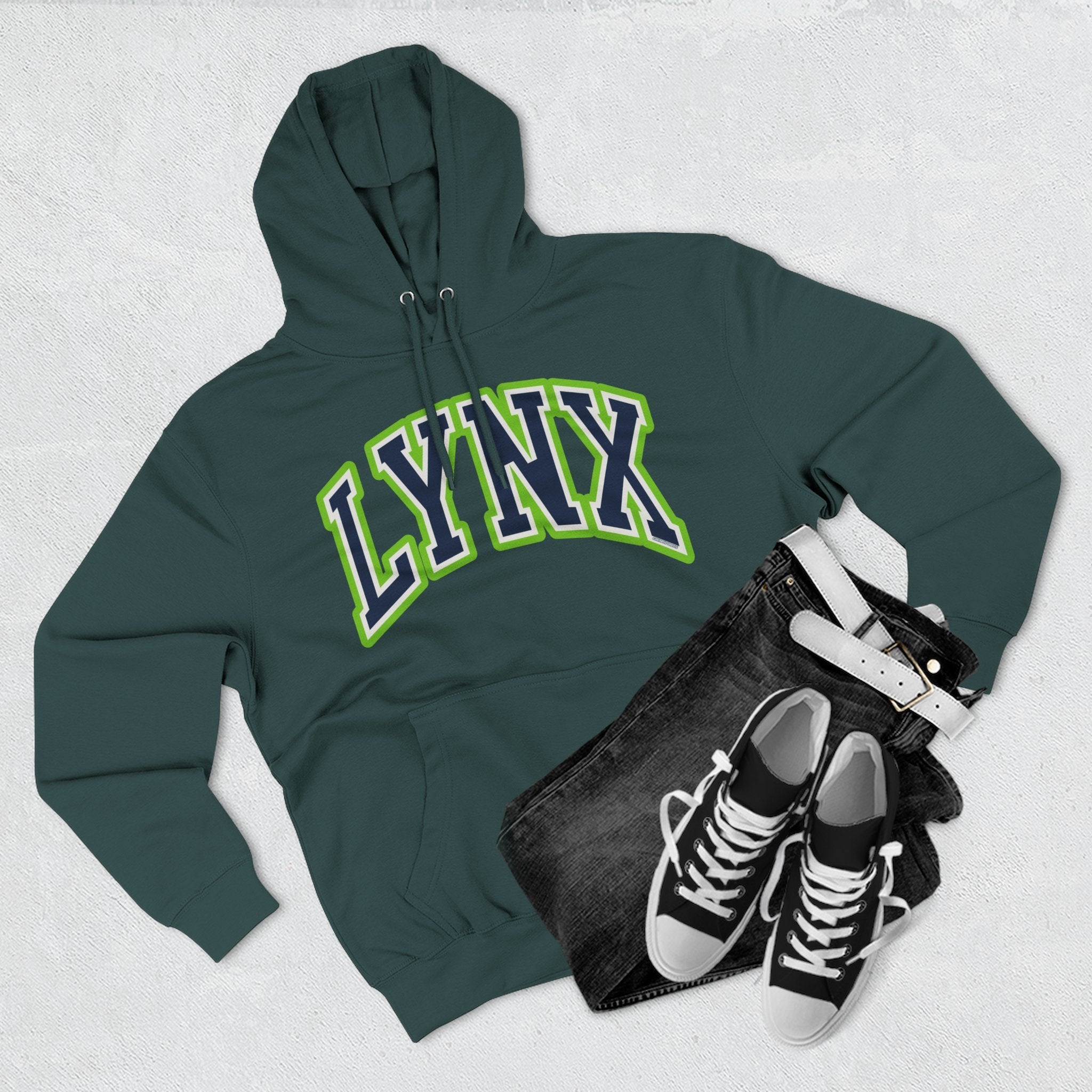 Lynx Basketball Arch Premium Hoodie | Chix Sports