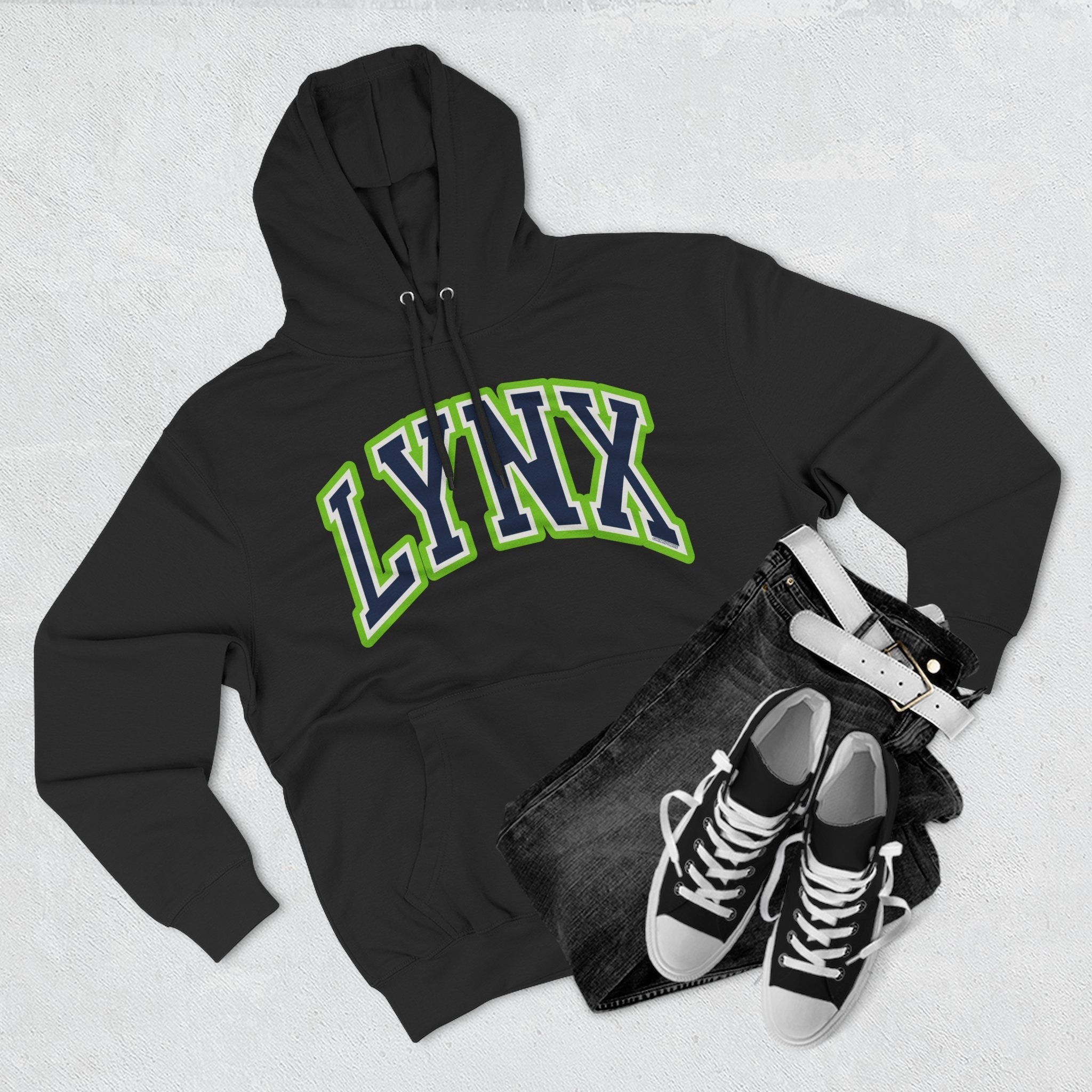 Lynx Basketball Arch Premium Hoodie | Chix Sports