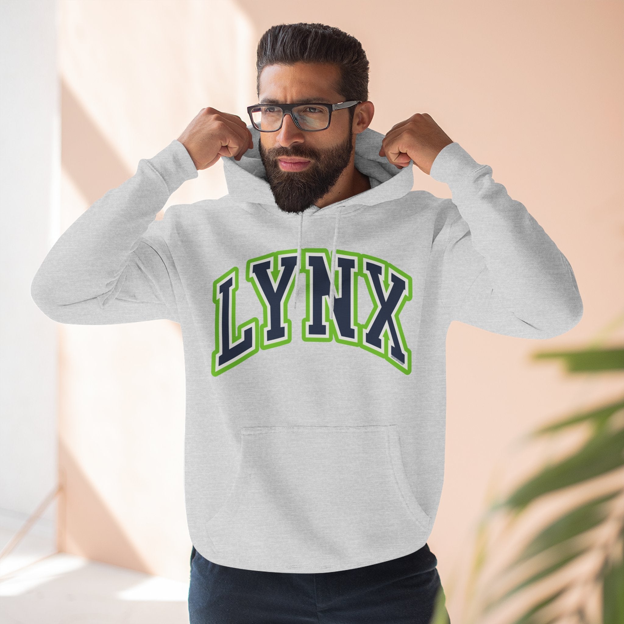 Lynx Basketball Arch Premium Hoodie | Chix Sports