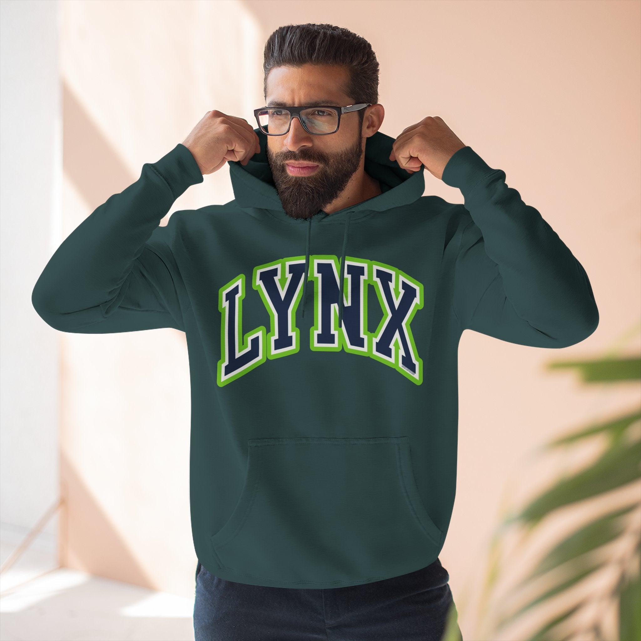 Lynx Basketball Arch Premium Hoodie | Chix Sports