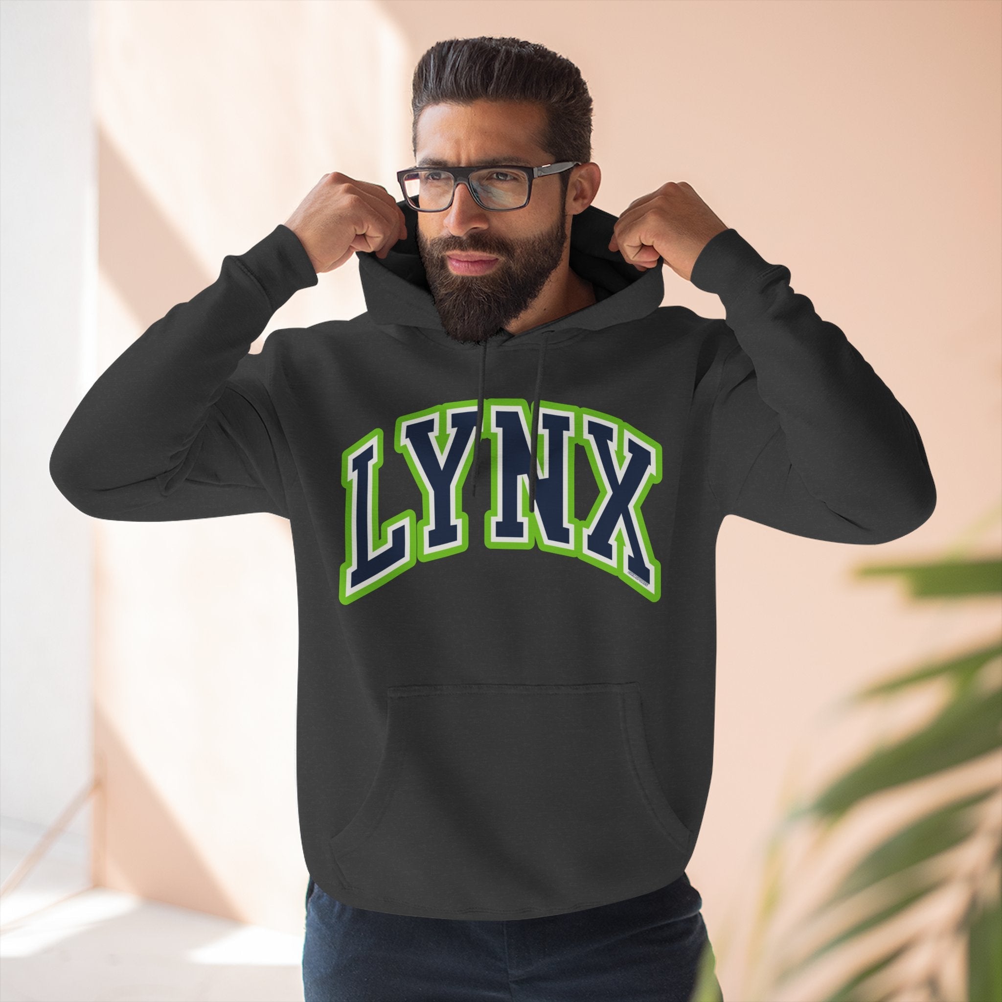 Lynx Basketball Arch Premium Hoodie | Chix Sports