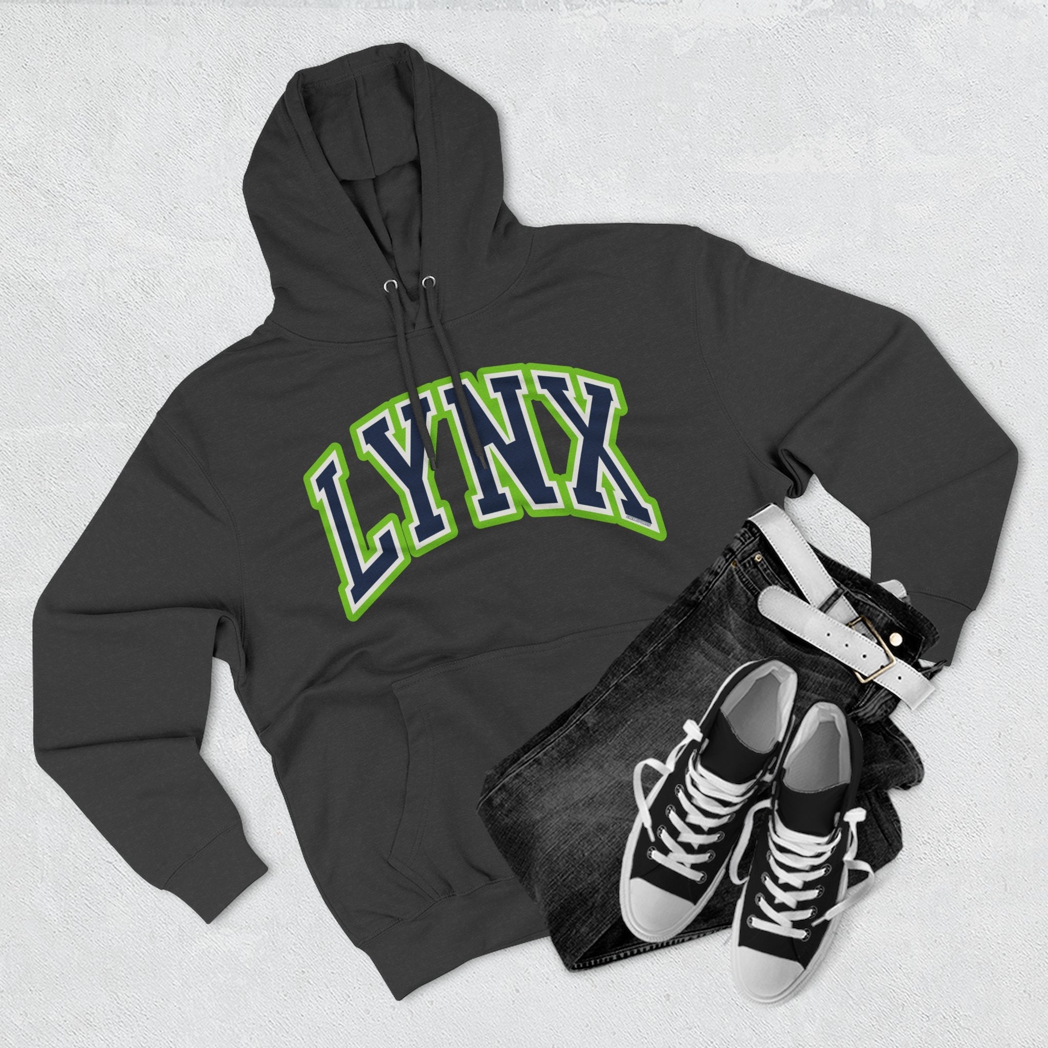 Lynx Basketball Arch Premium Hoodie | Chix Sports