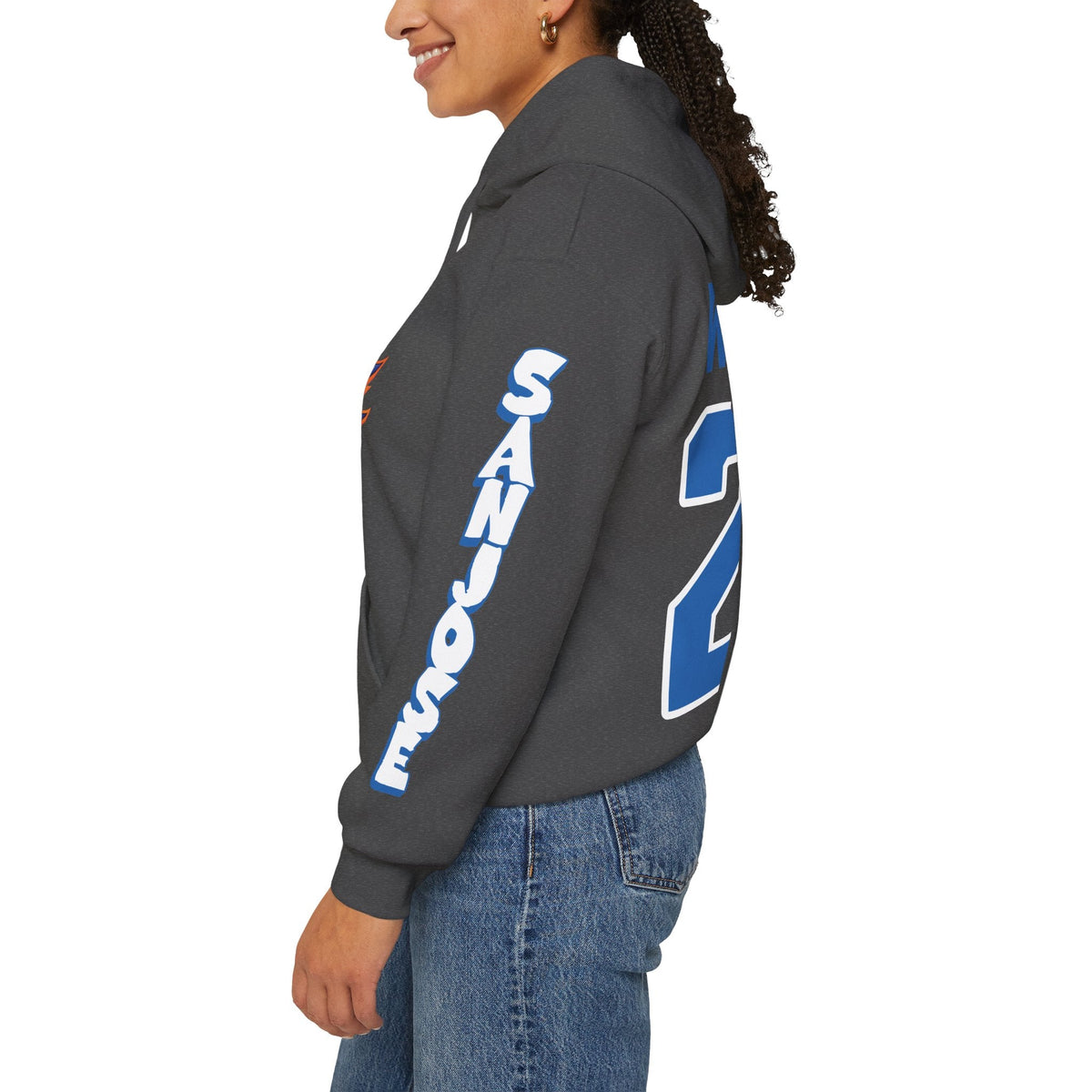 Maddi Wheeler San Jose Women's Hockey Unisex Hoodie in Royal | Chix Sports